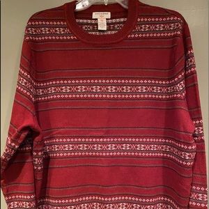 Men’s pull over sweater by Dockers size large.